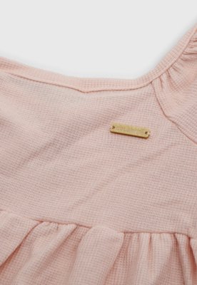 Vestido Infantil Colorittá Modelagem Solta Rosa Claro