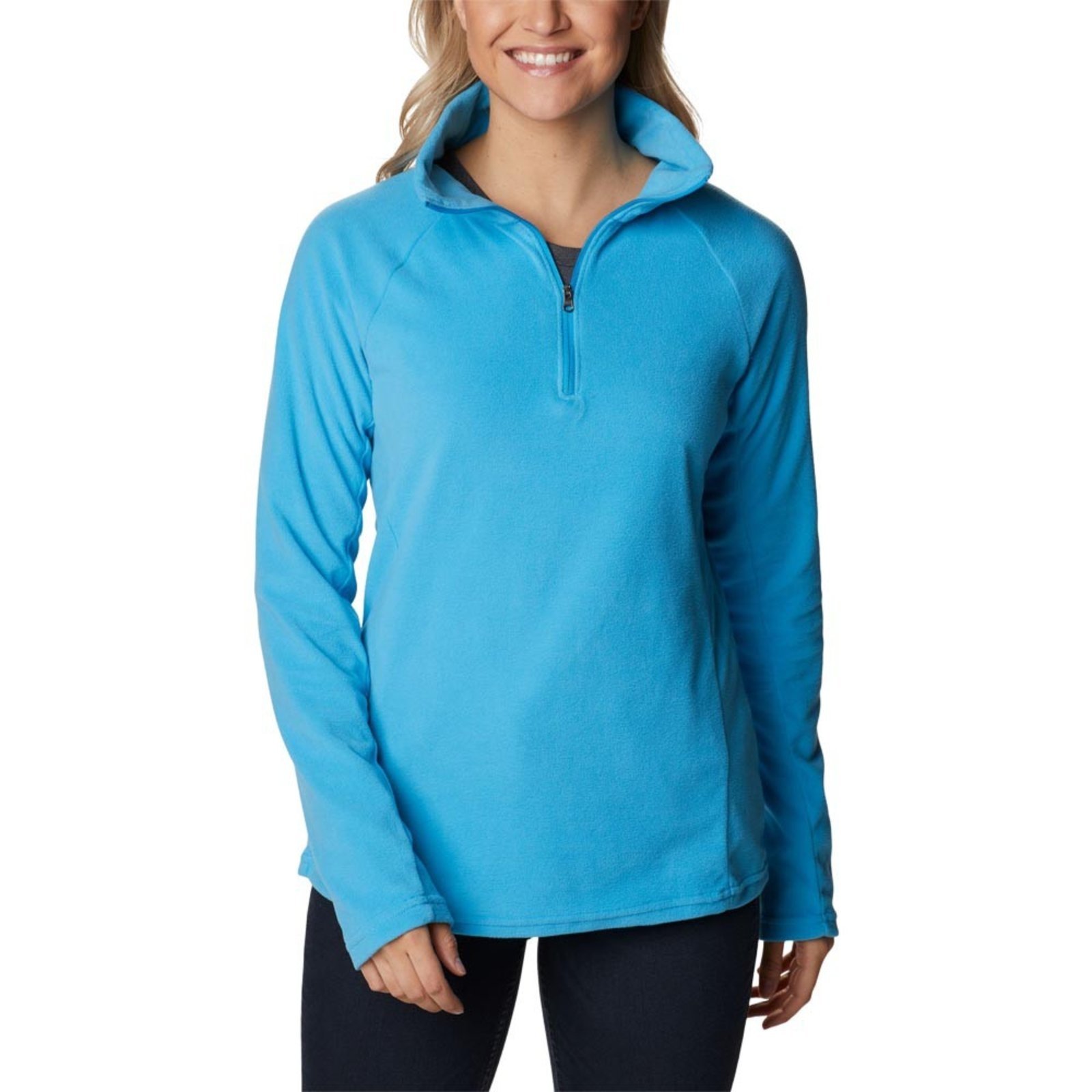 Fleece Columbia Feminino Glacial 4 1/2 Zip White