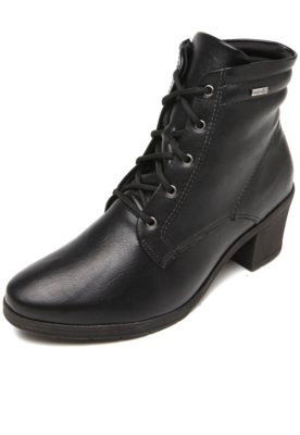 Bota Coturno Comfortflex Amarração Preto Menor preço em Bota Coturno Comfortflex Amarração Preto