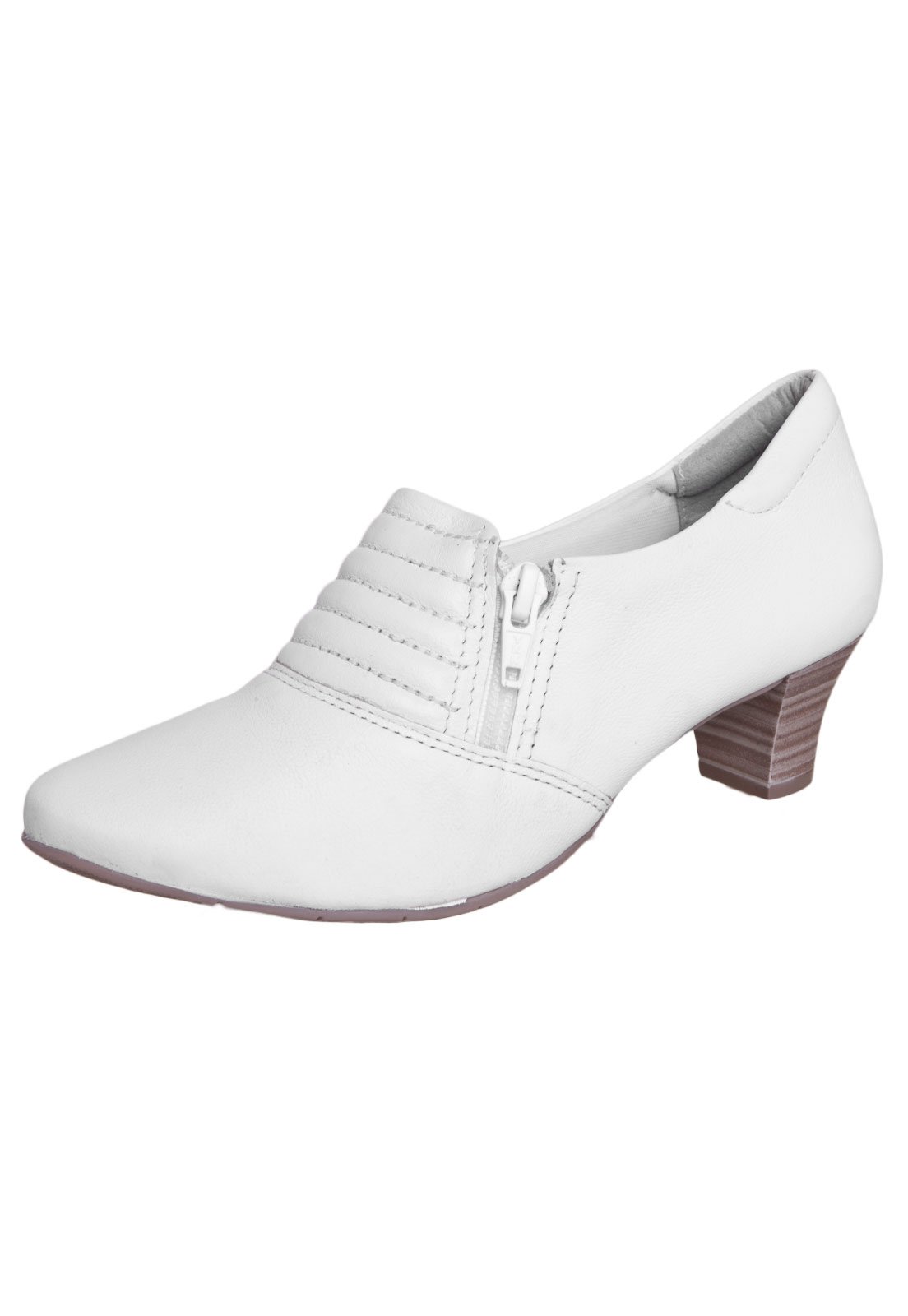 sapato branco feminino fechado