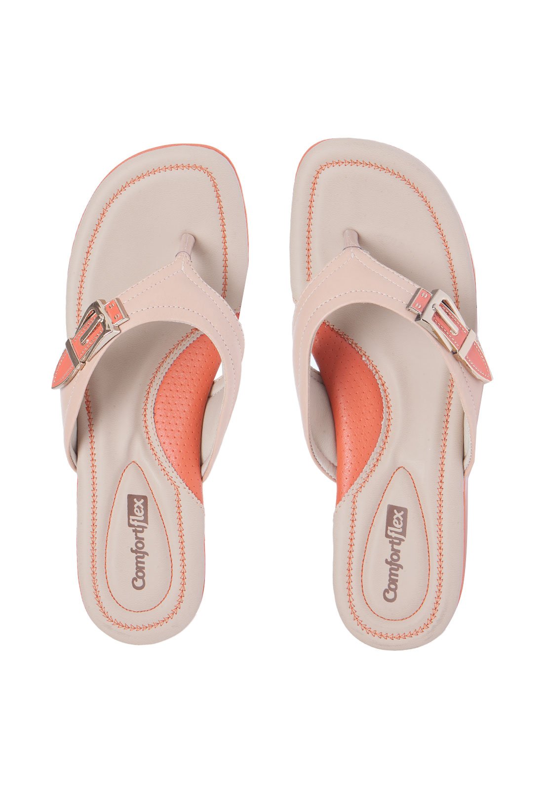 rasteira comfortflex fivela