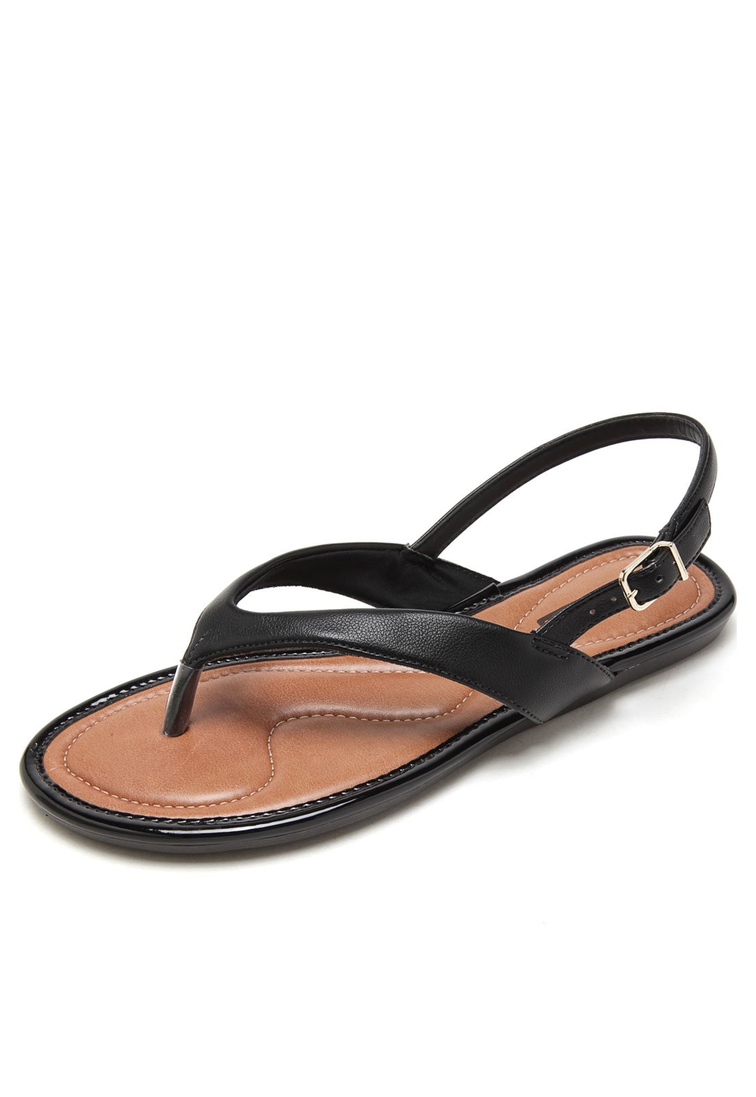 rasteira comfortflex fivela