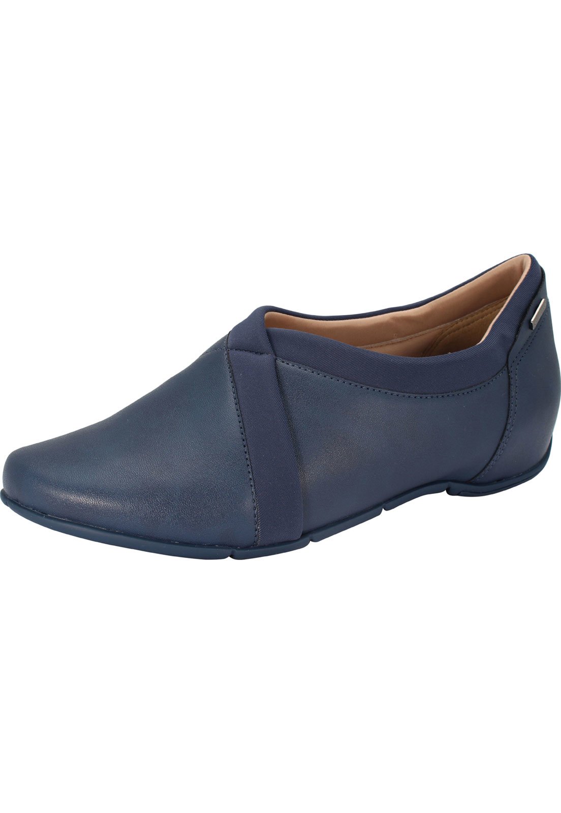 sapato comfortflex azul marinho