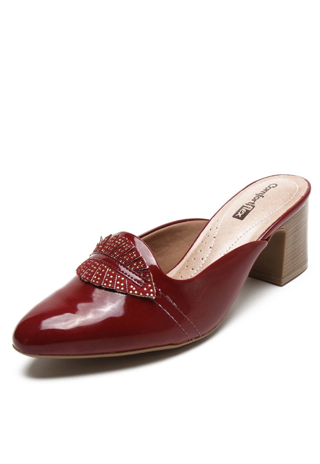 scarpin comfortflex vermelho