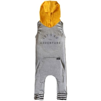 Macacão Capuz Comfy Adventure Cinza Menor preço em Macacão Capuz Comfy Adventure Cinza