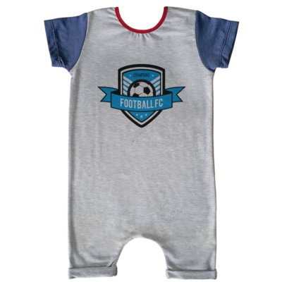 Macacão Curto Comfy Champions Cinza Menor preço em Macacão Curto Comfy Champions Cinza