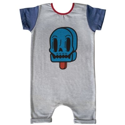 Macacão Curto Comfy Picole Cinza Menor preço em Macacão Curto Comfy Picole Cinza