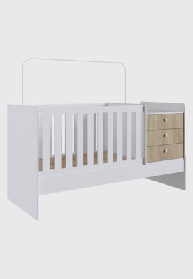 Berço Cama Multifuncional S/ Auxiliar Branco C/ Montreal Completa Móveis Menor preço em Berço Cama Multifuncional S/ Auxiliar Branco C/ Montreal Completa Móveis