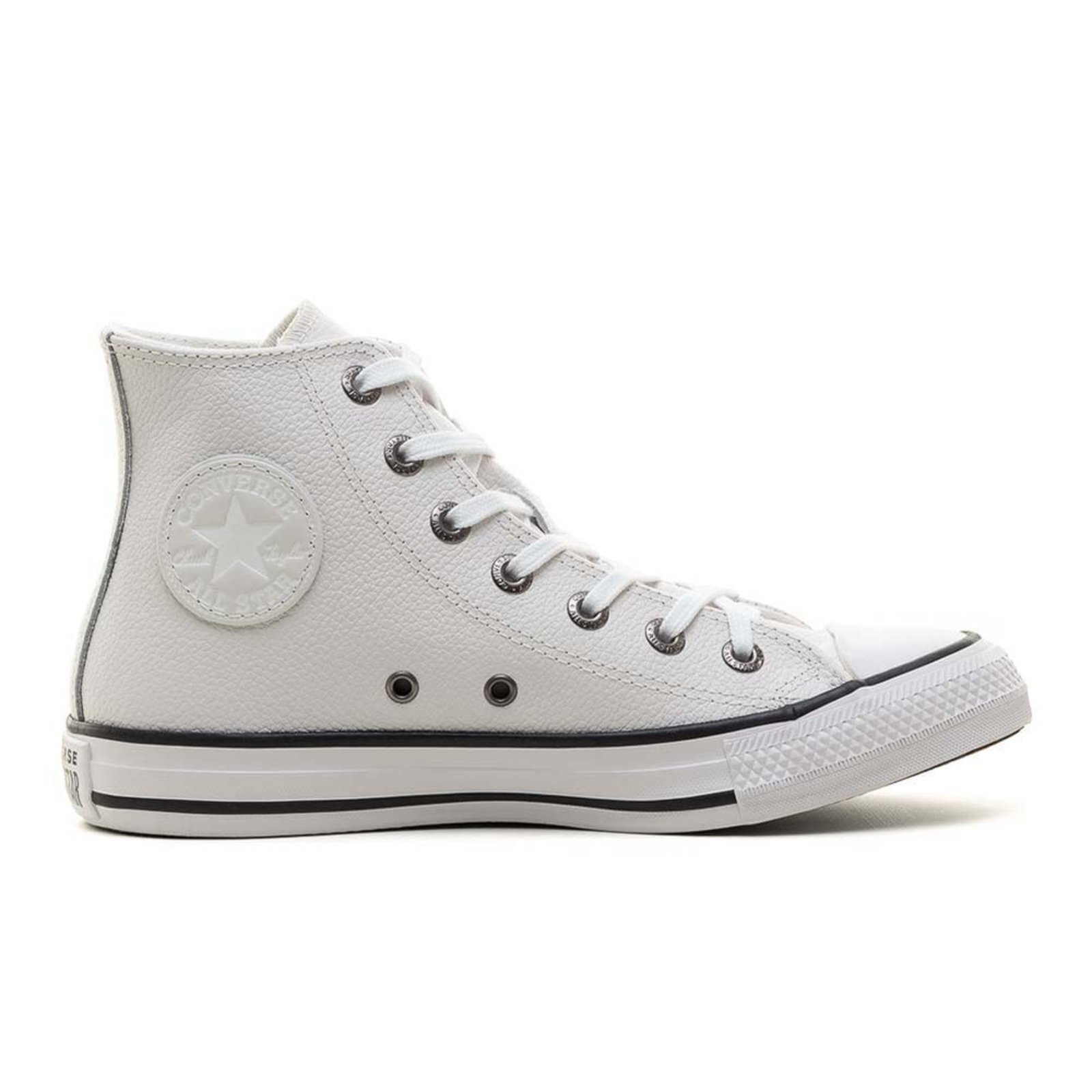 Tênis Converse Chuck Taylor All Star European Hi Branco/Preto ...