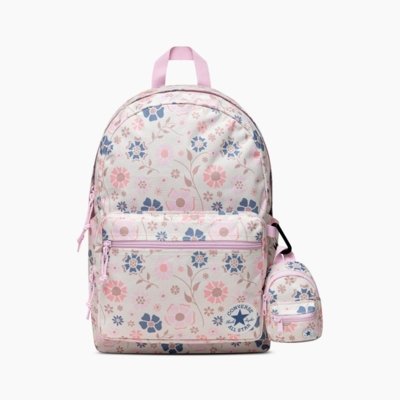 Mochila Converse Go 2 Floral Rosa