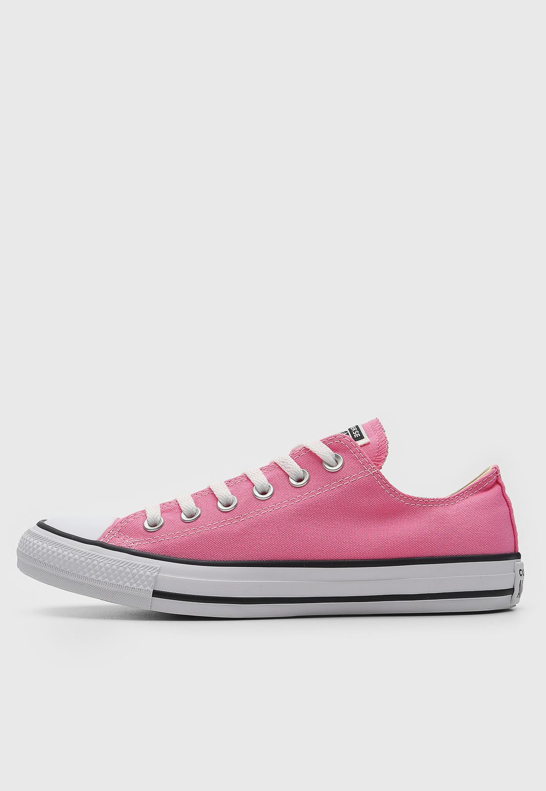 tenis all star couro rosa