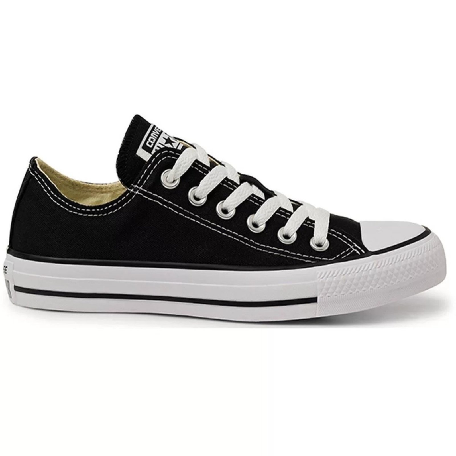 Tênis Converse Chuck Taylor All Star European Ox Preto Branco CT04480002