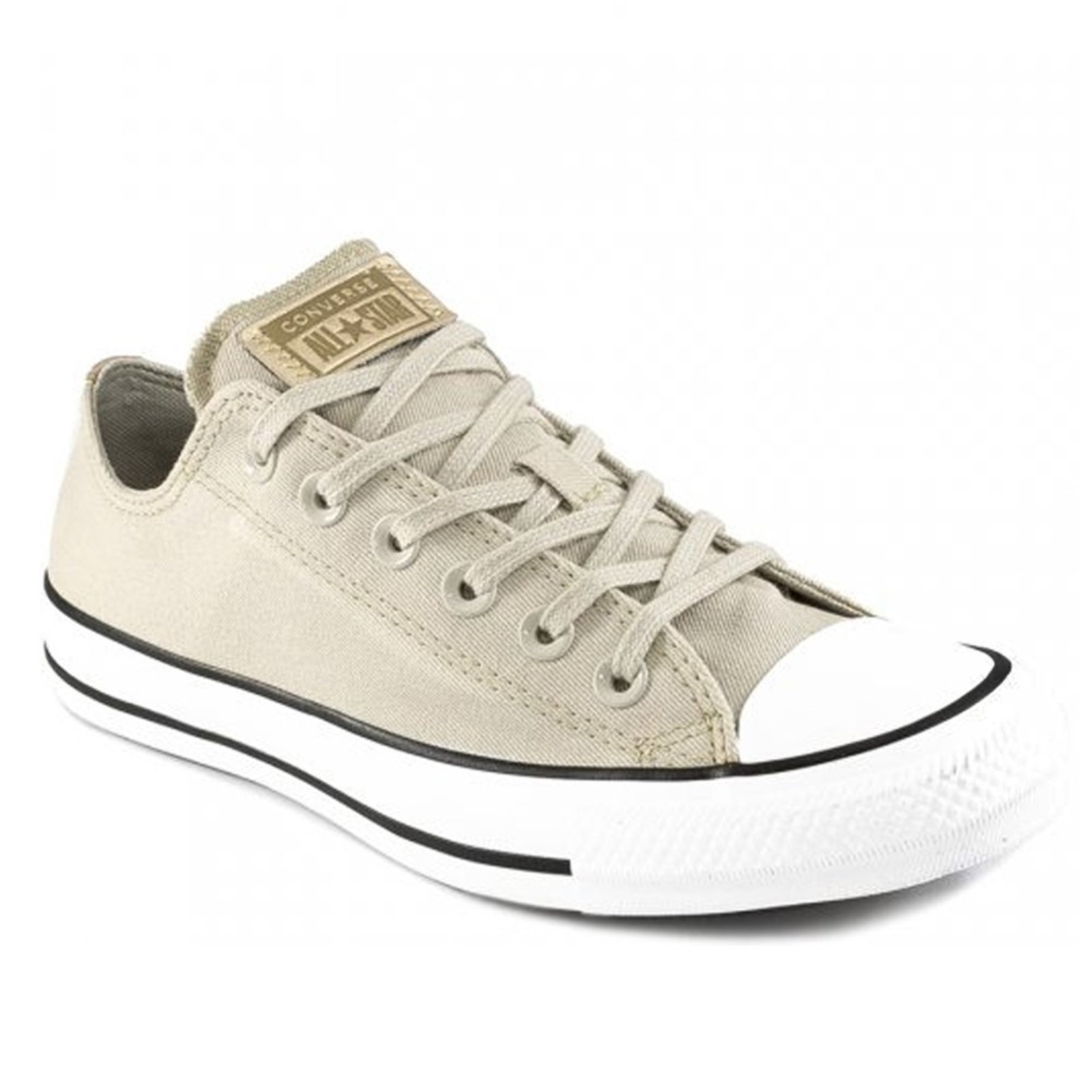 Tênis Converse Chuck Taylor All Star Hi Authentic Glam Bege Claro Ouro  Claro CT17290001