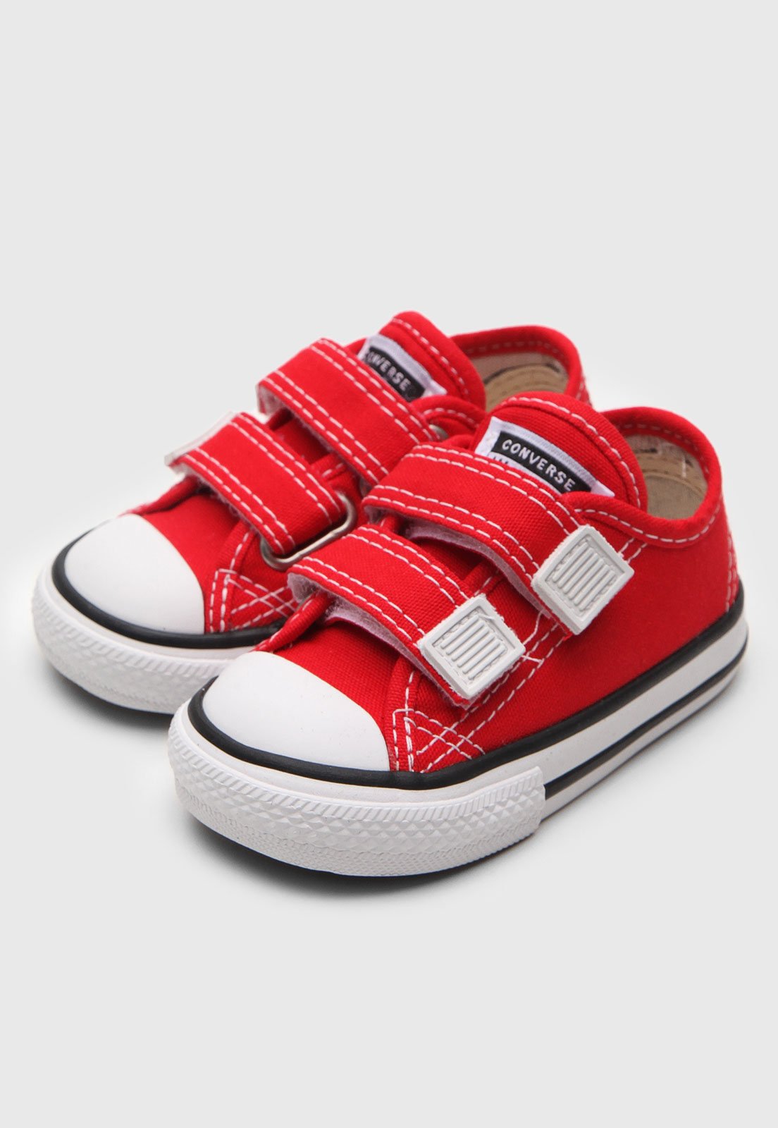 Tênis Infantil Converse All Star Chuck Taylor Border Vermelho - Compre  Agora