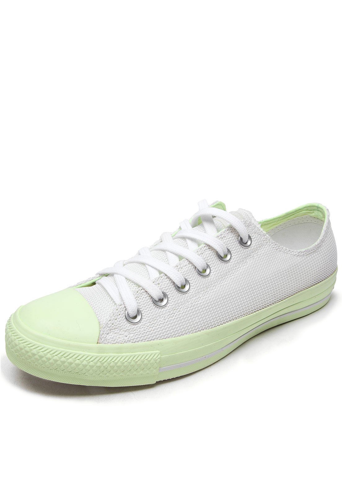 tenis all star verde limão