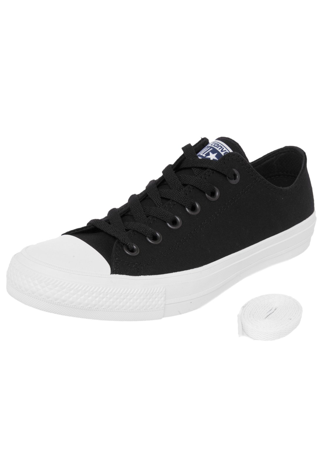 TÊNIS ALL STAR CHUCK TAYLOR CANO BAIXO PRETO