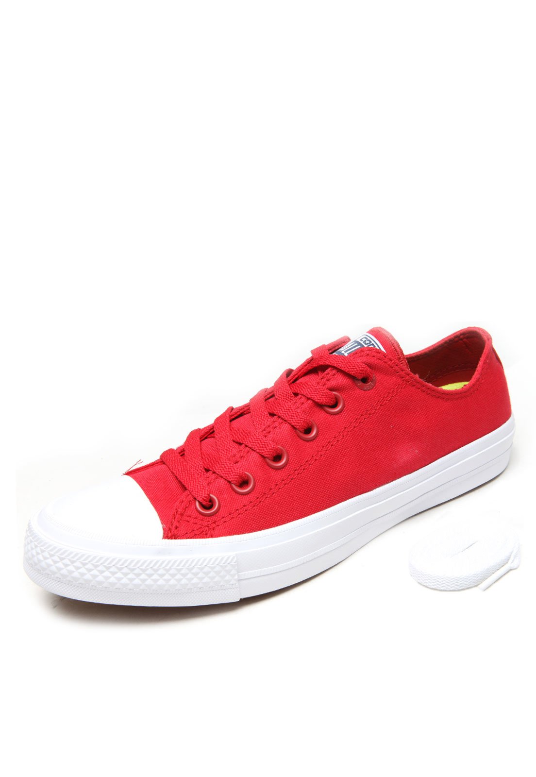 tenis all star vermelho cano baixo