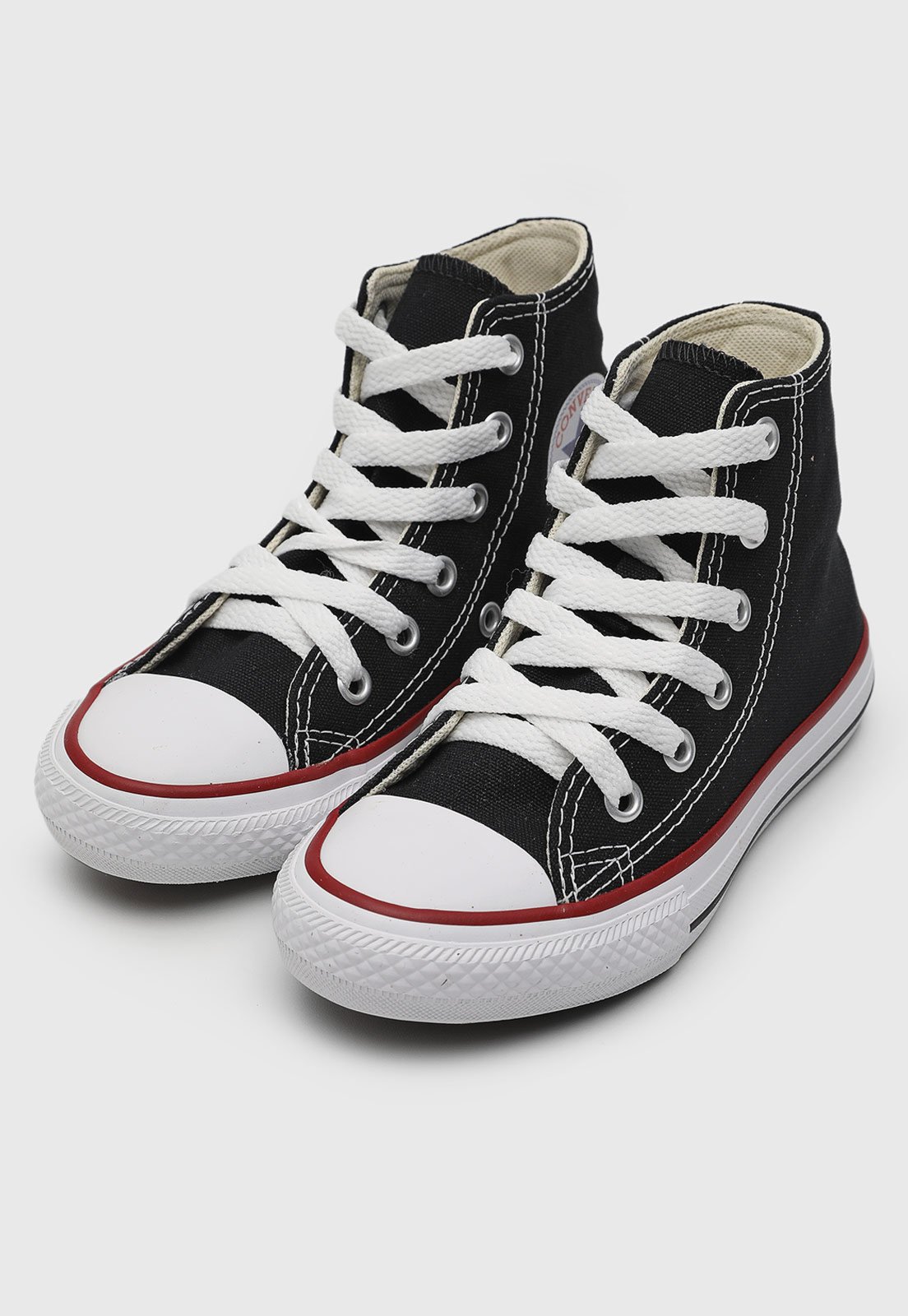 Tênis Converse Chuck Taylor All Star Infantil Vermelho Cru Preto CK00040004  - Menina Shoes