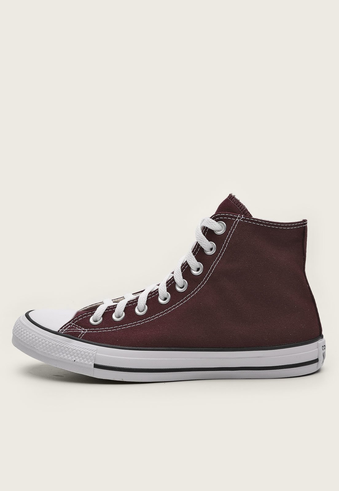 Tênis Infantil Converse All Star Chuck Taylor - Branco+Vinho