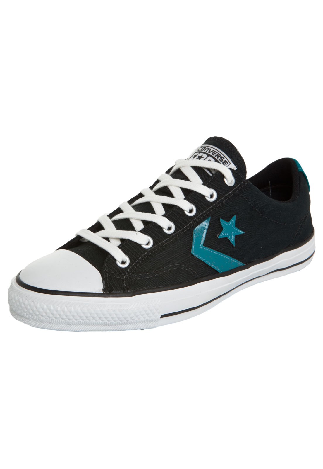 Tênis Converse Cons Star Player Ev Ox Preto/Verde/Petróleo - Compre Agora |  Dafiti Brasil