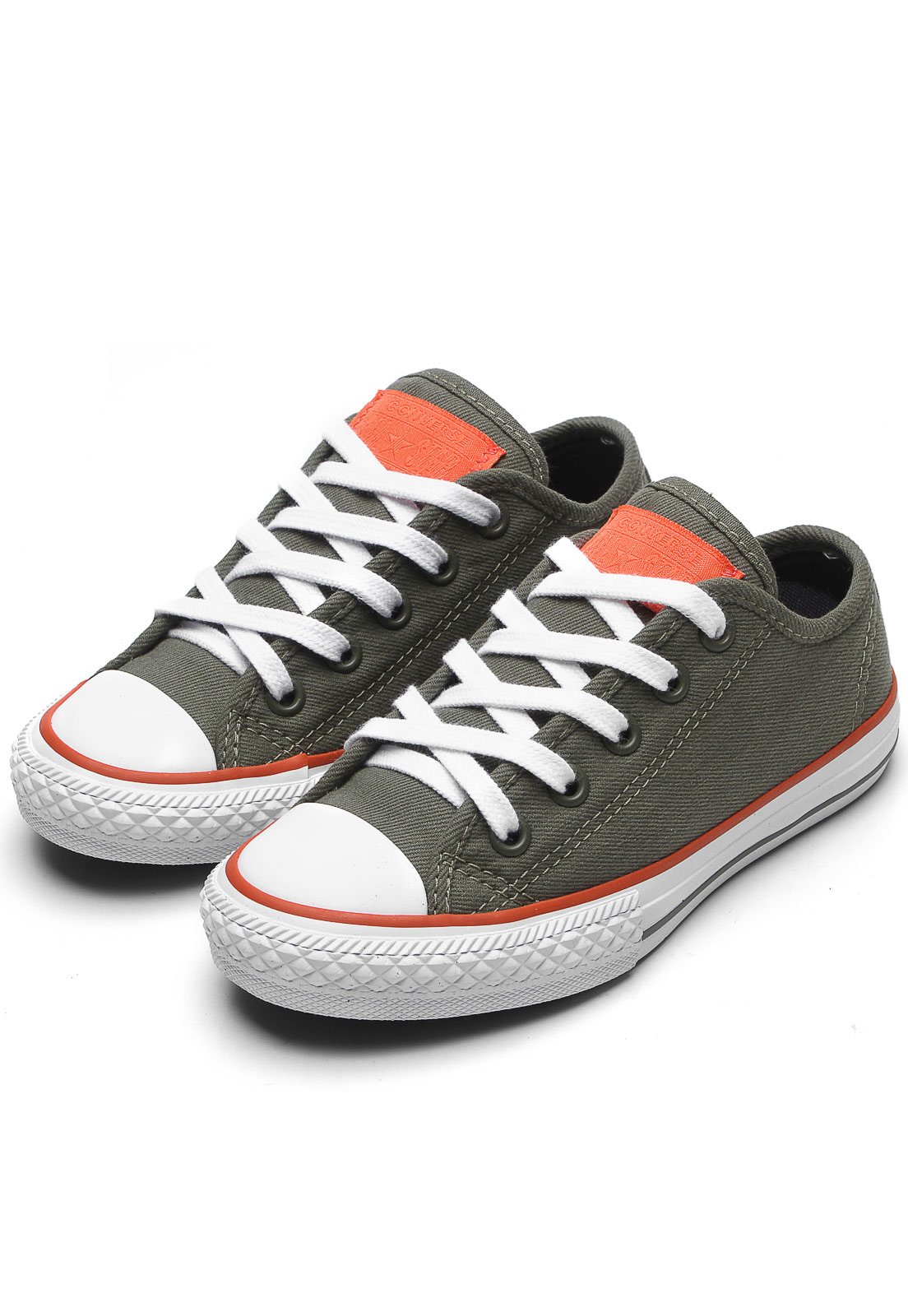 tenis converse verde militar