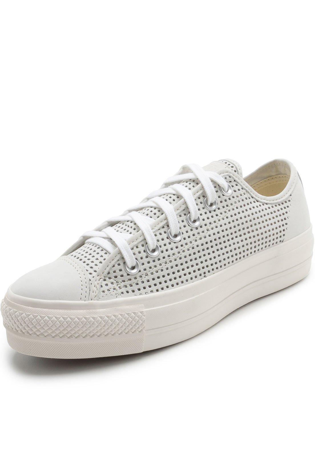 converse flatform couro