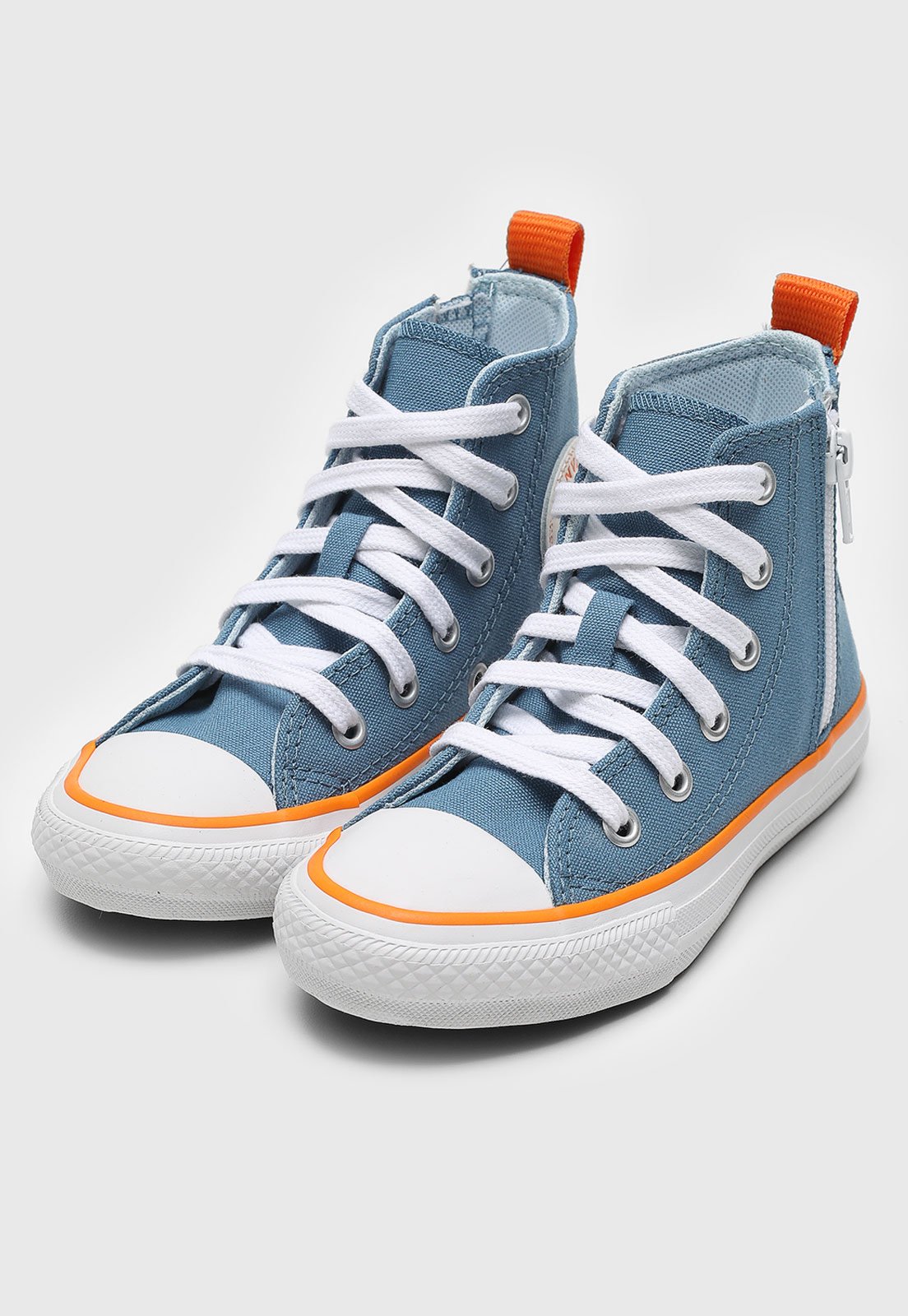 Tênis Infantil Converse All Star Chuck Taylor Cano Alto Azul