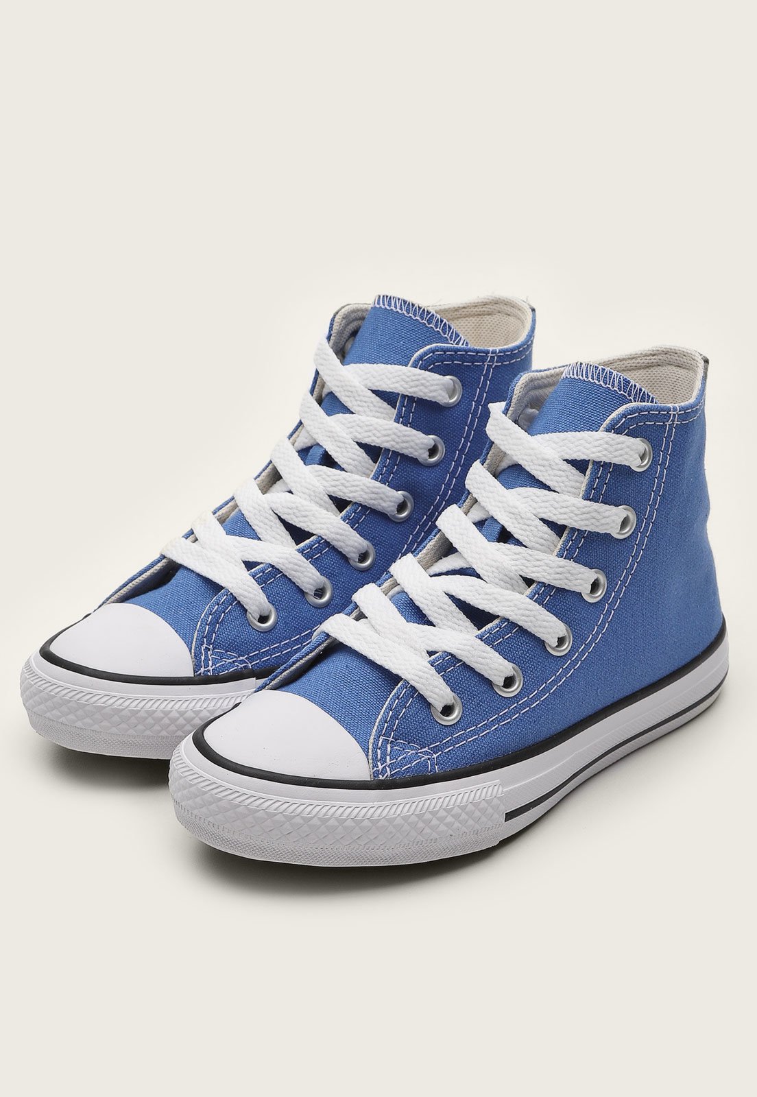 Tênis Infantil Converse All Star Chuck Taylor Cano Alto Azul