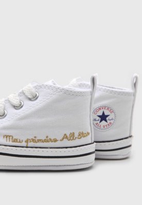 Tênis Bebê Converse Chuck Taylor All Star Branco