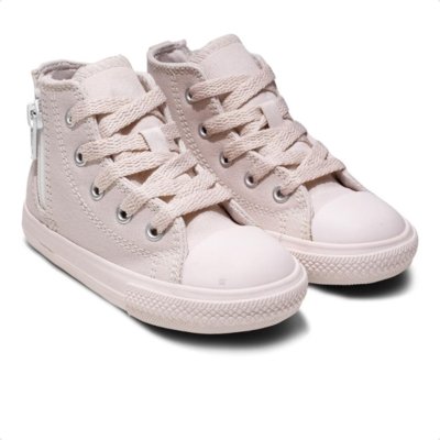 Tênis Converse All Star Chuck Taylor Side Zip Infantil Rosa