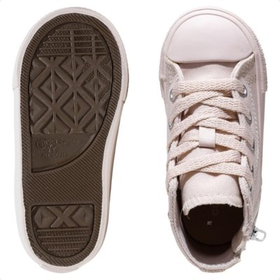 Tênis Converse All Star Chuck Taylor Side Zip Infantil Rosa