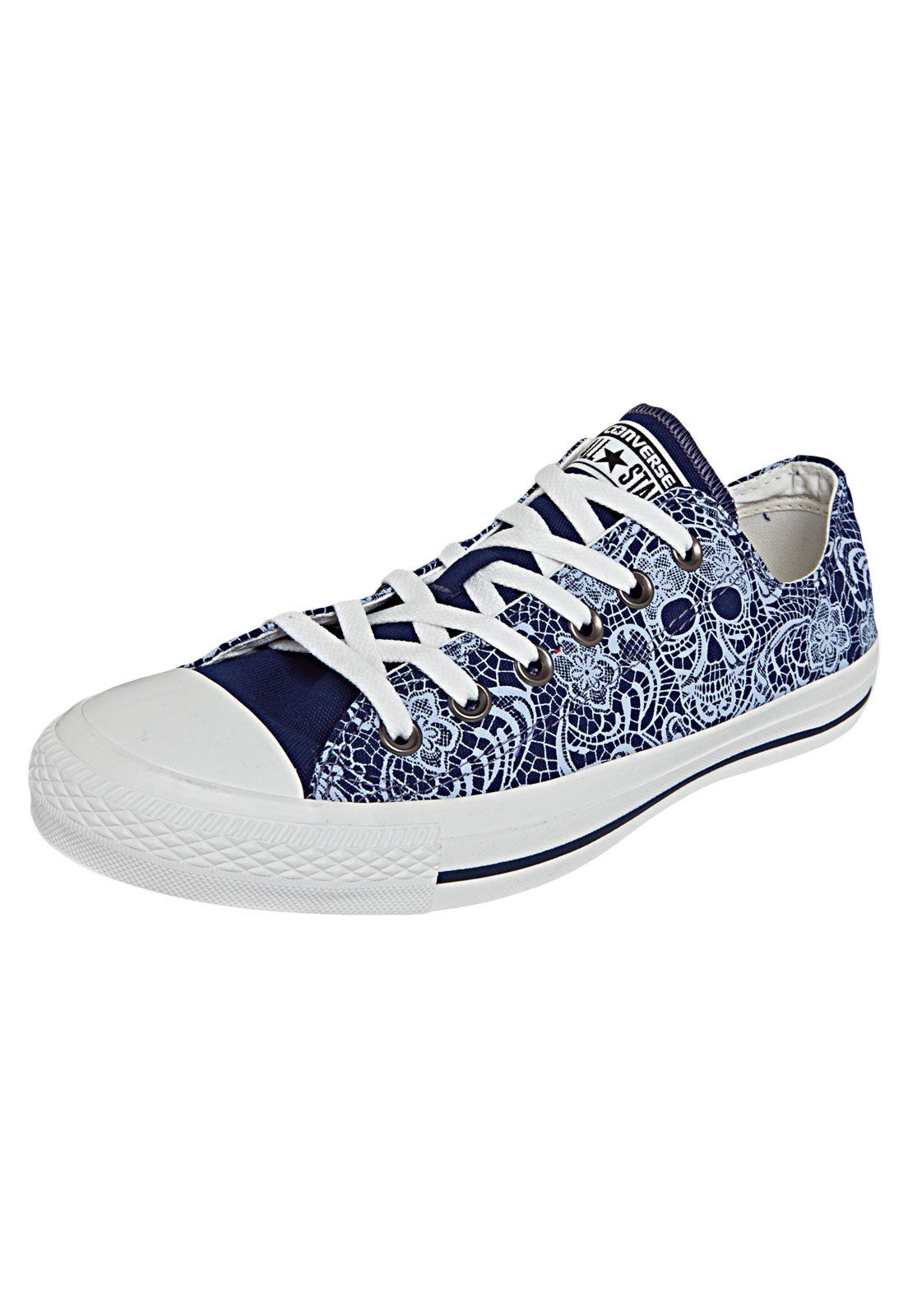 Tênis Converse All Star Renda Azul - Compre Agora | Dafiti Brasil
