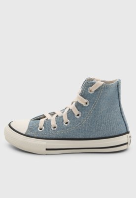 Tênis Inafntil Converse Chuck Taylor All Star Denim Azul