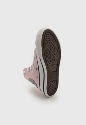 Tênis Infantil Converse All Star Cano Médio Chuck Classic Rosa