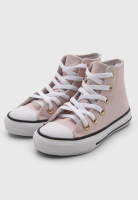 Tênis Infantil Converse Cano Alto Rosa