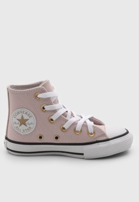 Tênis Infantil Converse Cano Alto Rosa