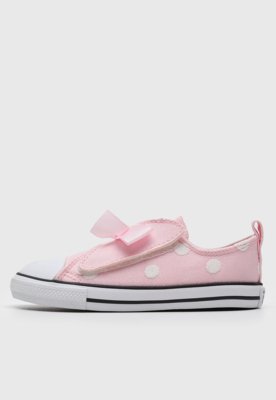 Tênis Infantil Converse Chuck Taylor All Star Laço Rosa