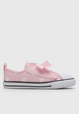 Tênis Infantil Converse Chuck Taylor All Star Laço Rosa