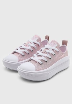 Tênis Infantil Converse Chuck Taylor All Star Plataforma Rosa