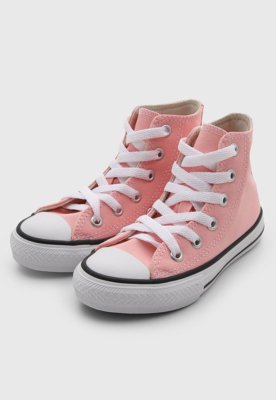 Tênis Infantil Converse Chuck Taylor Cano Alto Rosa