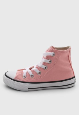 Tênis Infantil Converse Chuck Taylor Cano Alto Rosa