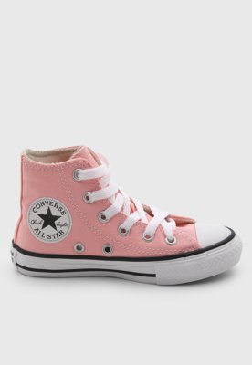 Tênis Infantil Converse Chuck Taylor Cano Alto Rosa