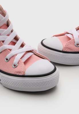 Tênis Infantil Converse Chuck Taylor Cano Alto Rosa