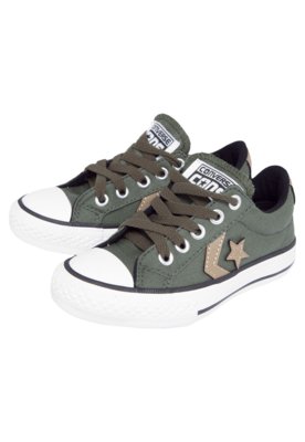 All star hotsell verde infantil