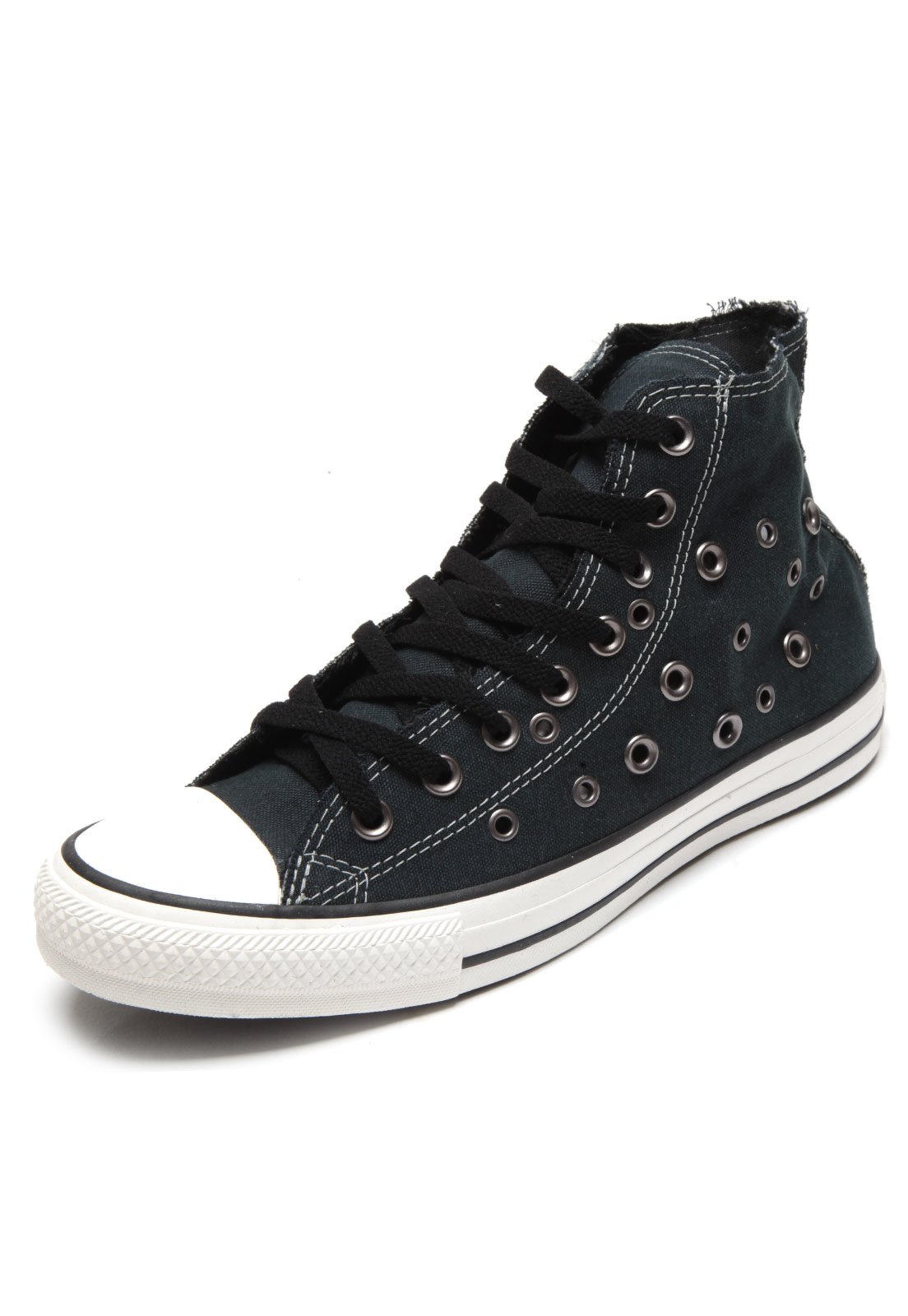 All star cano hot sale alto preto dafiti