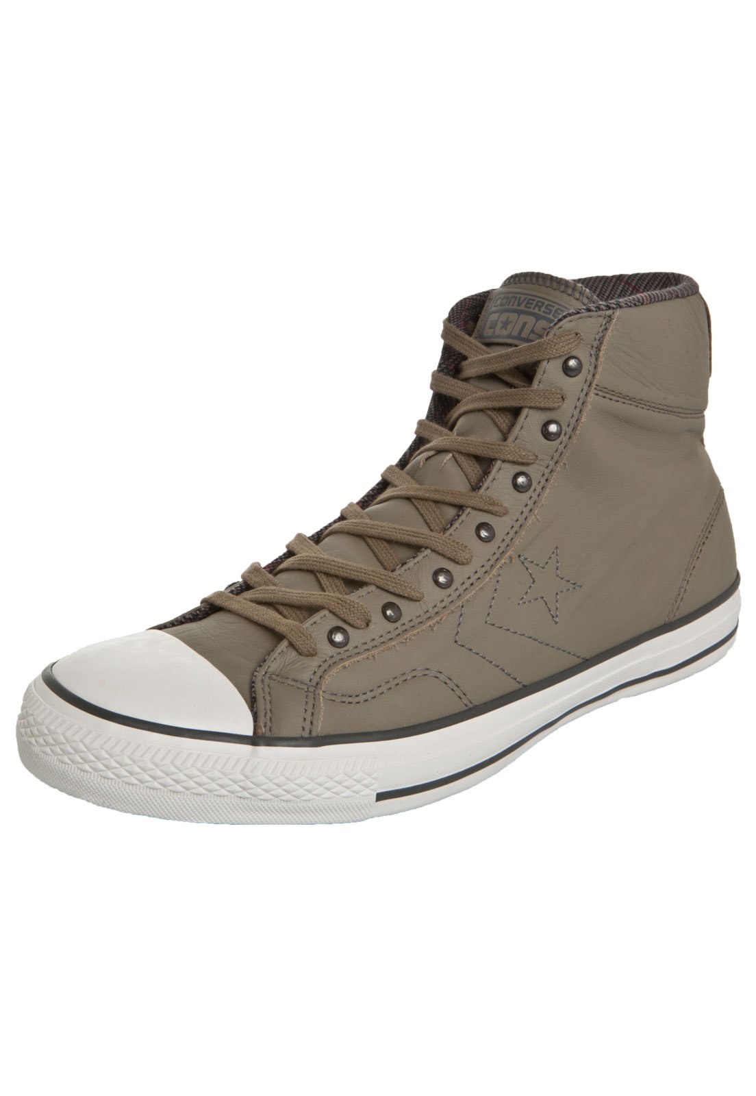 Converse star sale player couro