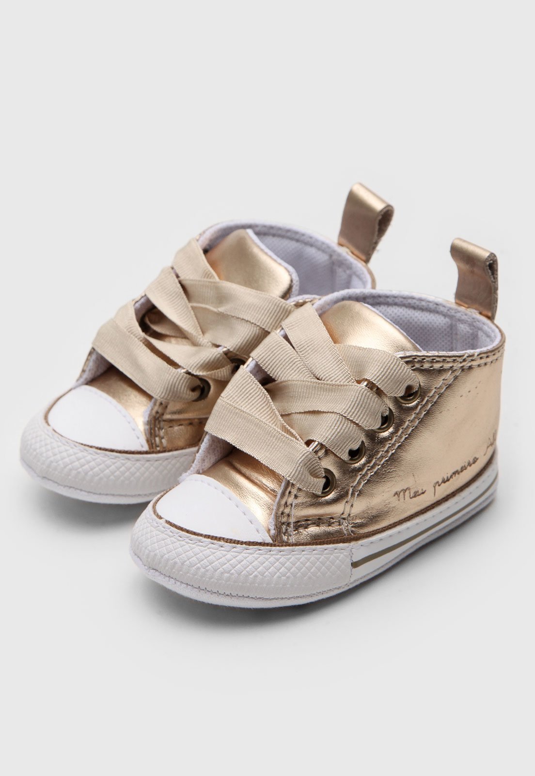 All star hot sale dourado bebe