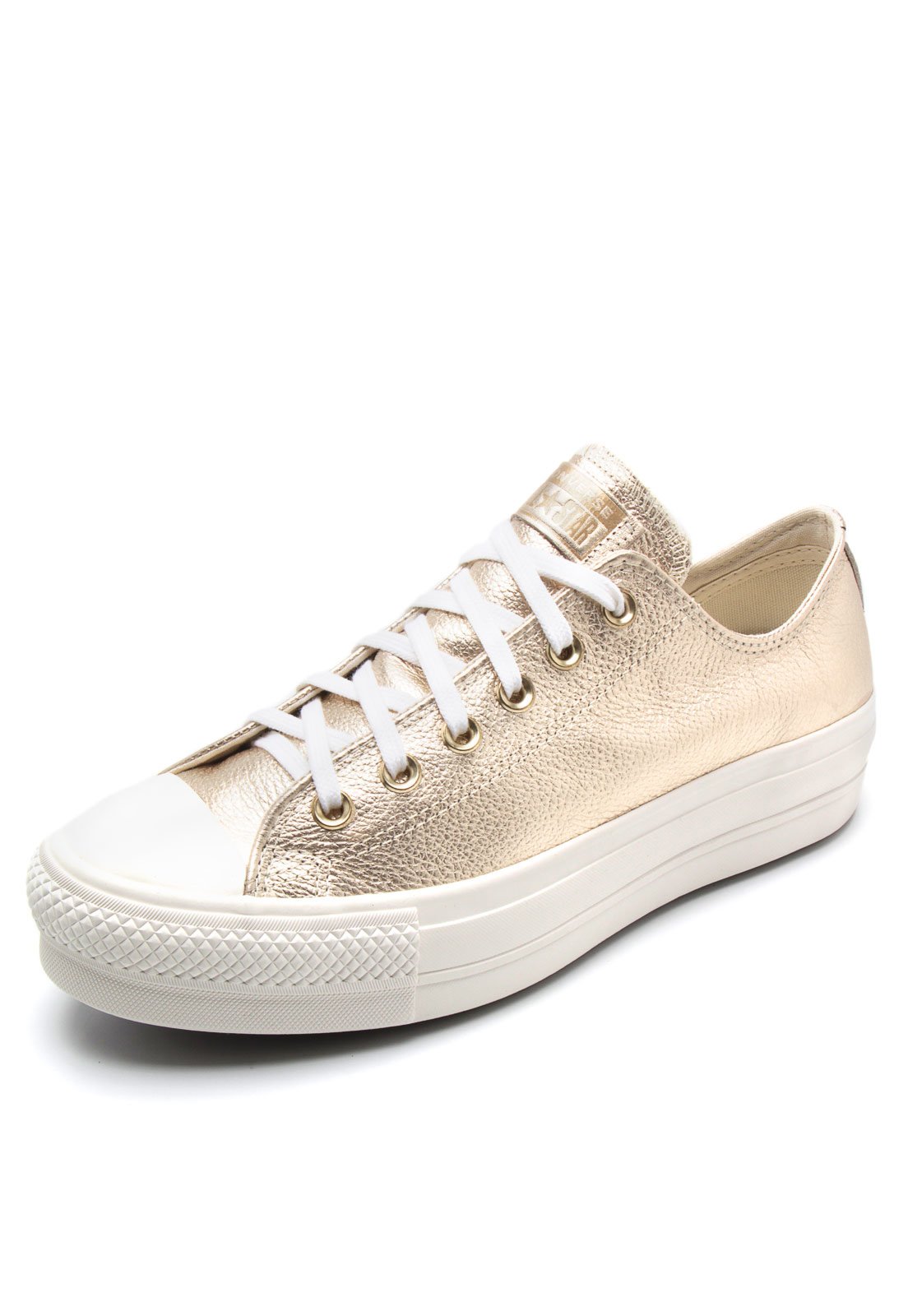 All star deals dourado feminino