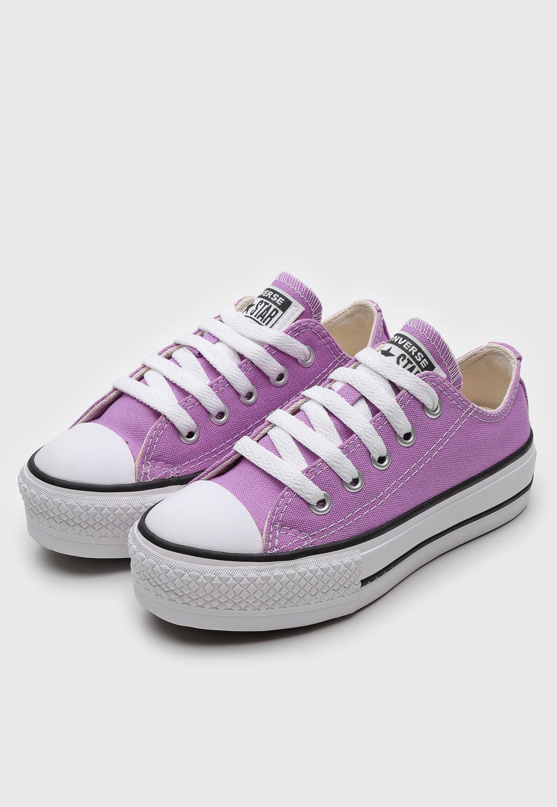 Tênis Converse Infantil Chuck Taylor All Star Lift Seasonal Lilás Compre Agora Dafiti Brasil 0453