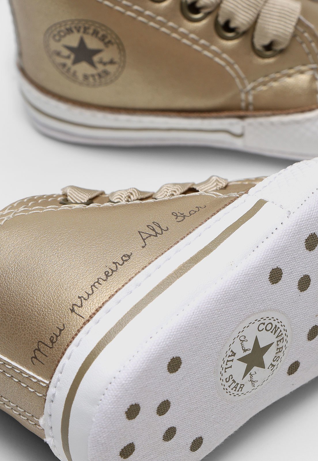 Tênis Converse Infantil Chuck Taylor My First All Star Dourado Compre Agora Dafiti Brasil 5909